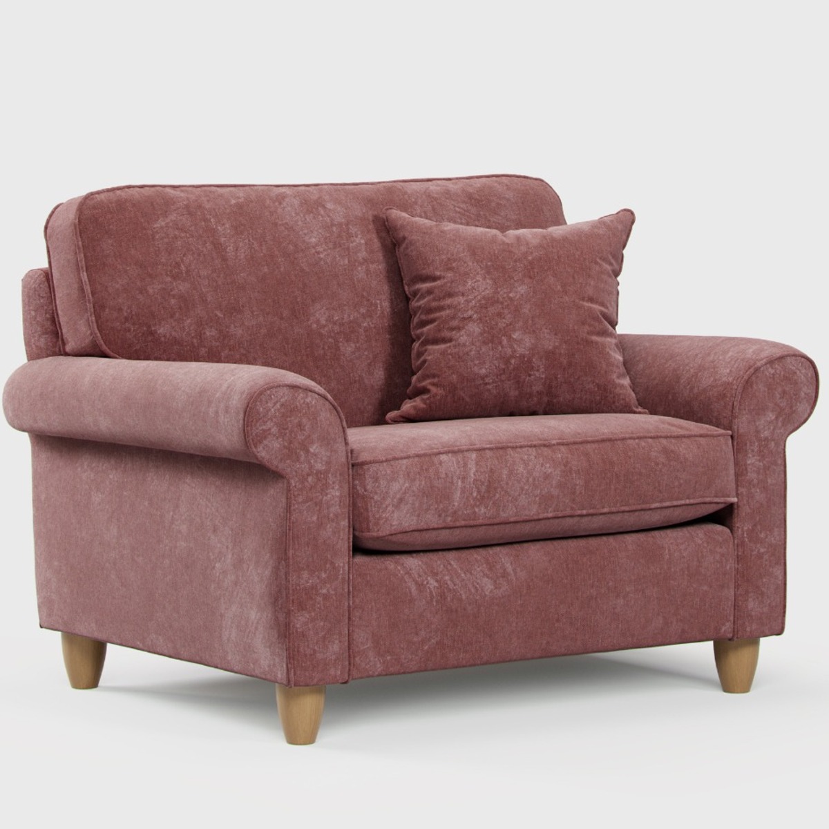 Armchair - COASTAL Fabric - Deep Terra 123cm - Edgbaston Living