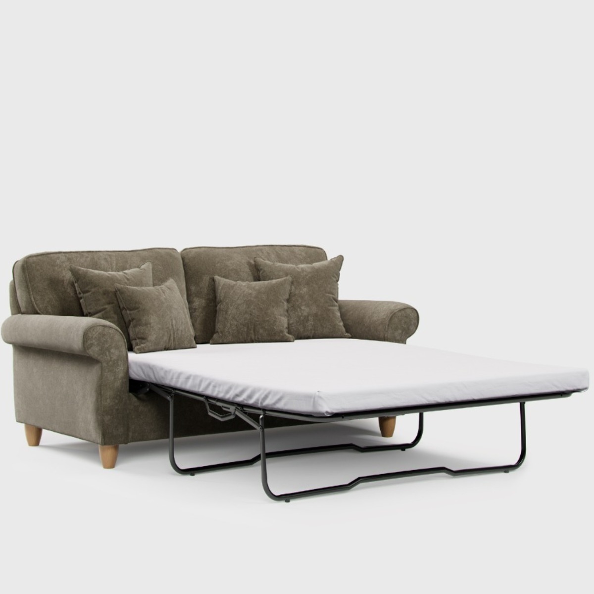 2 Seater Sofa Bed - COASTAL Fabric - Winter Moss - Edgbaston Living