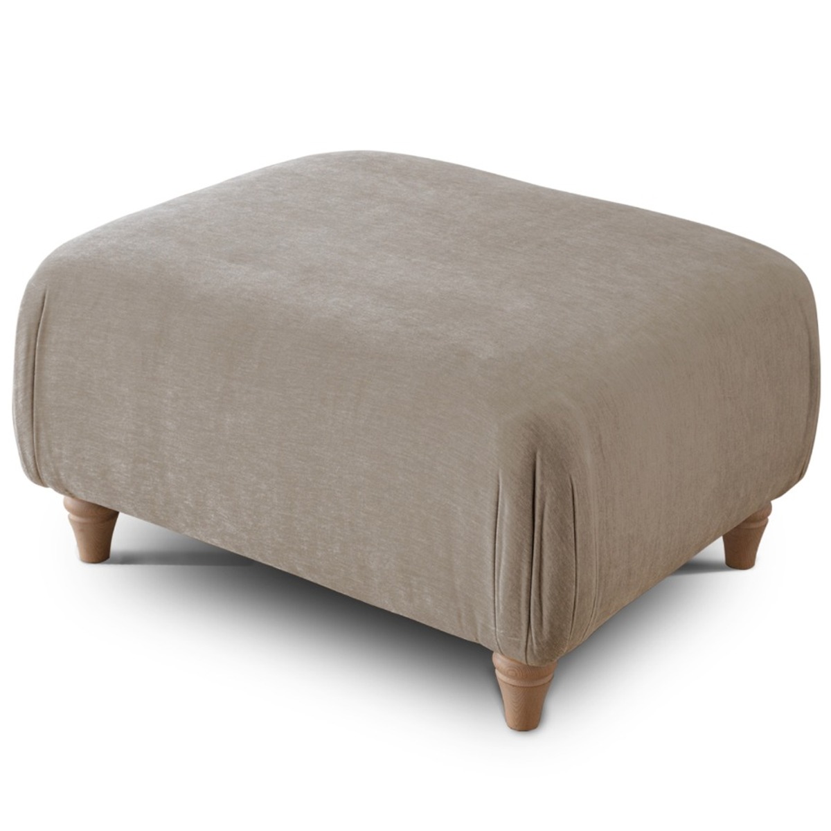 Footstool - COCOON Fabric - Putty - Edgbaston Living