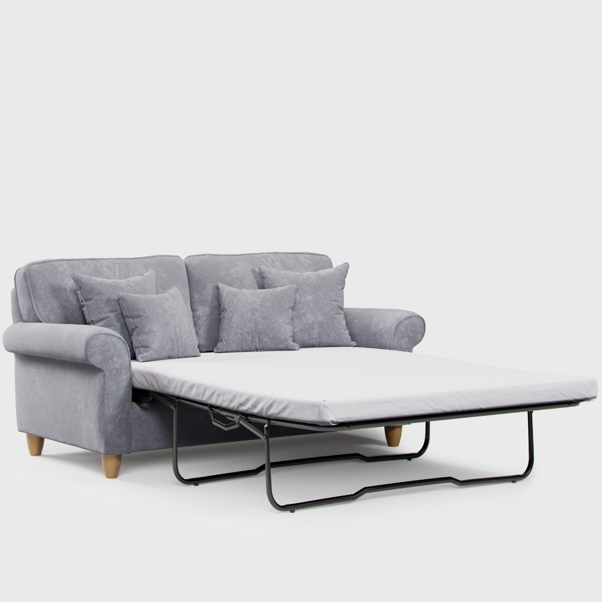 2 Seater Sofabed - COASTAL Fabric - Anthracite - Edgbaston Living