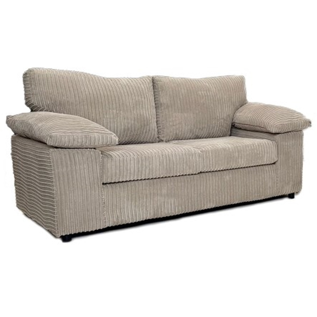 2 Seater Sofa - CORDURA Full Back Jumbo Cord Sofa Mink - Home Done