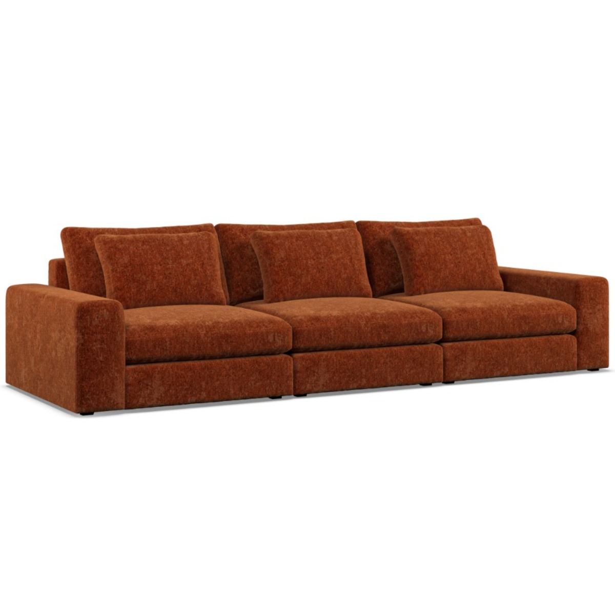 3 Seater Sofa - SOVA Fabric Deep Terra - Edgbaston Living