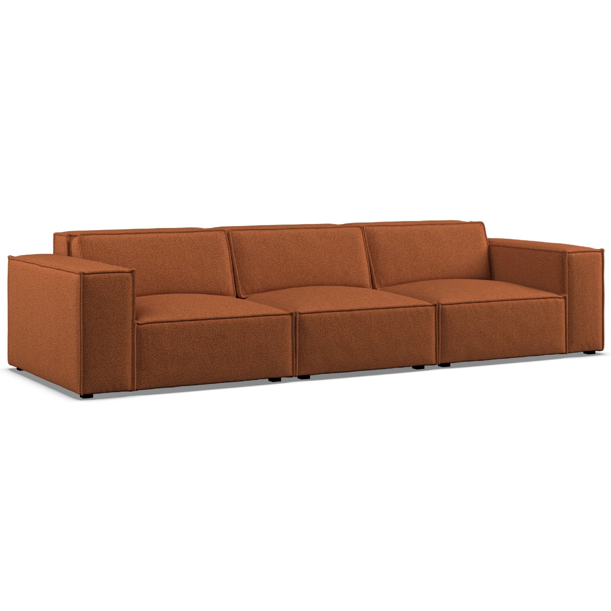 3 Seater Sofa - LUCCA Fabric Terra - Edgbaston Living