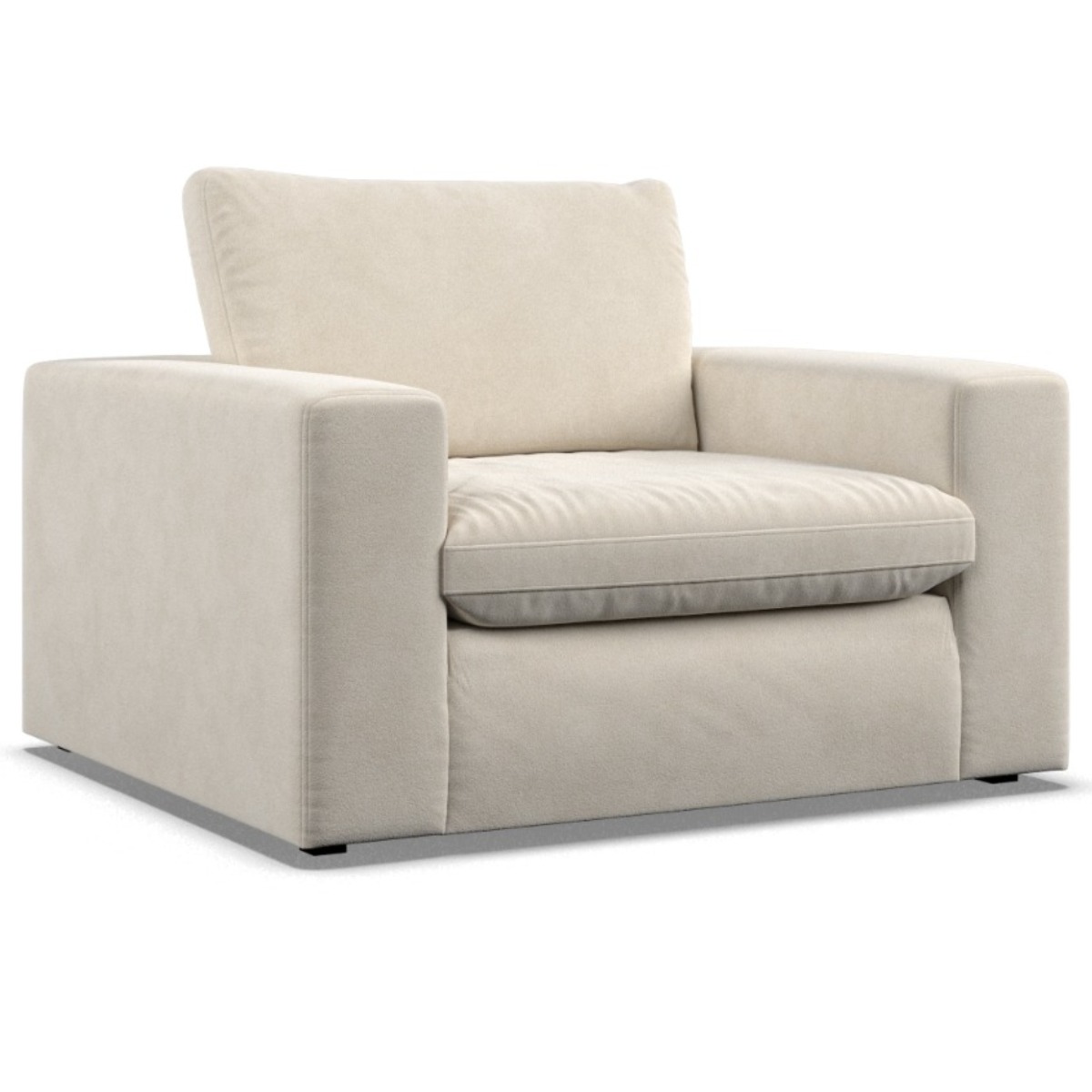 Armchair - OBLAK Fabric Cotton - Edgbaston Living