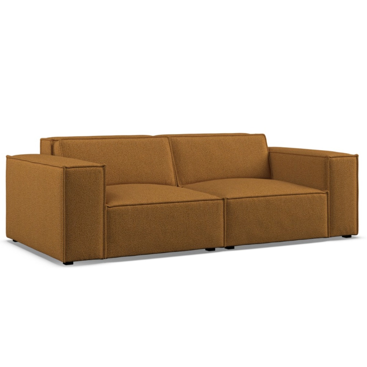 2 Seater Sofa - LUCCA Fabric Inca Gold - Edgbaston Living