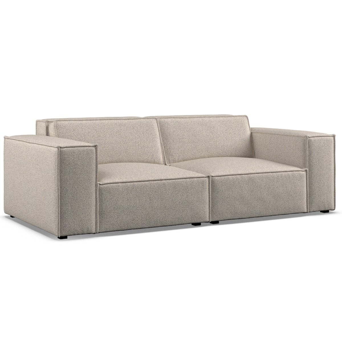 2 Seater Sofa - LUCCA Fabric Linen - Edgbaston Living