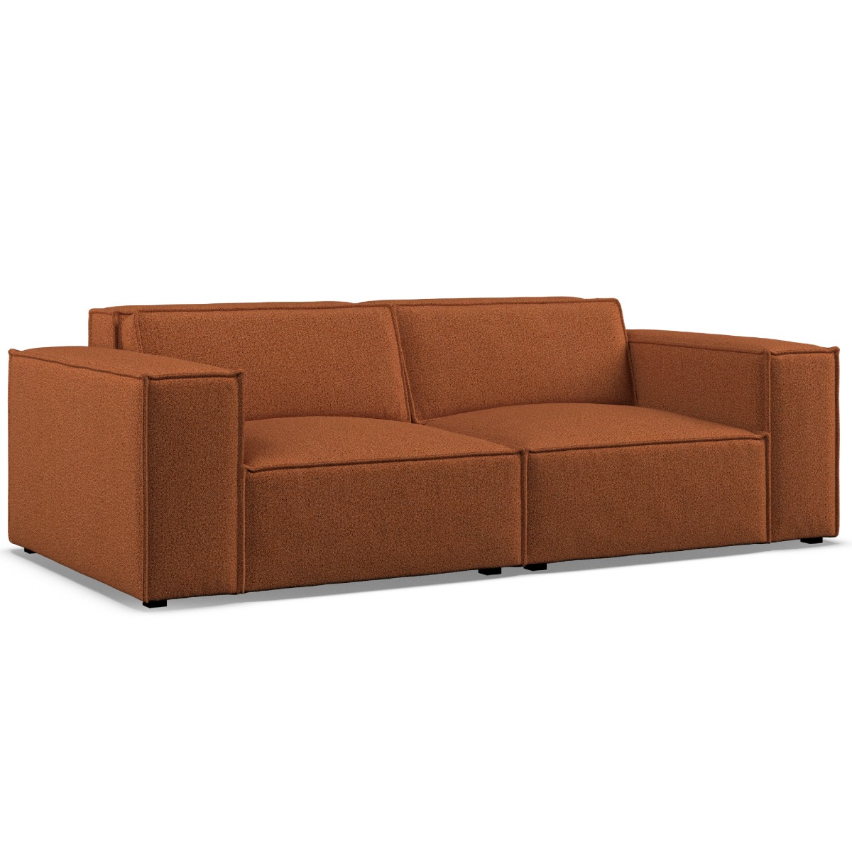2 Seater Sofa - LUCCA Fabric Terra - Edgbaston Living
