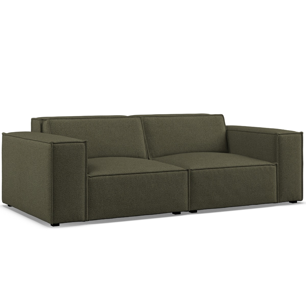 2 Seater Sofa - LUCCA Fabric Winter Moss - Edgbaston Living