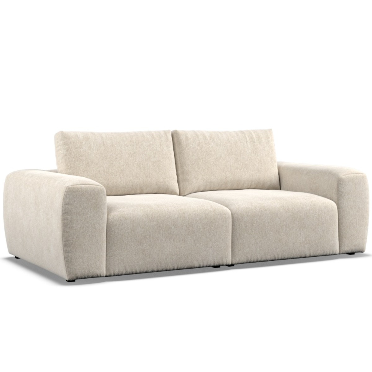 2 Seater Sofa - GRAZ Fabric Ivory - Edgbaston Living