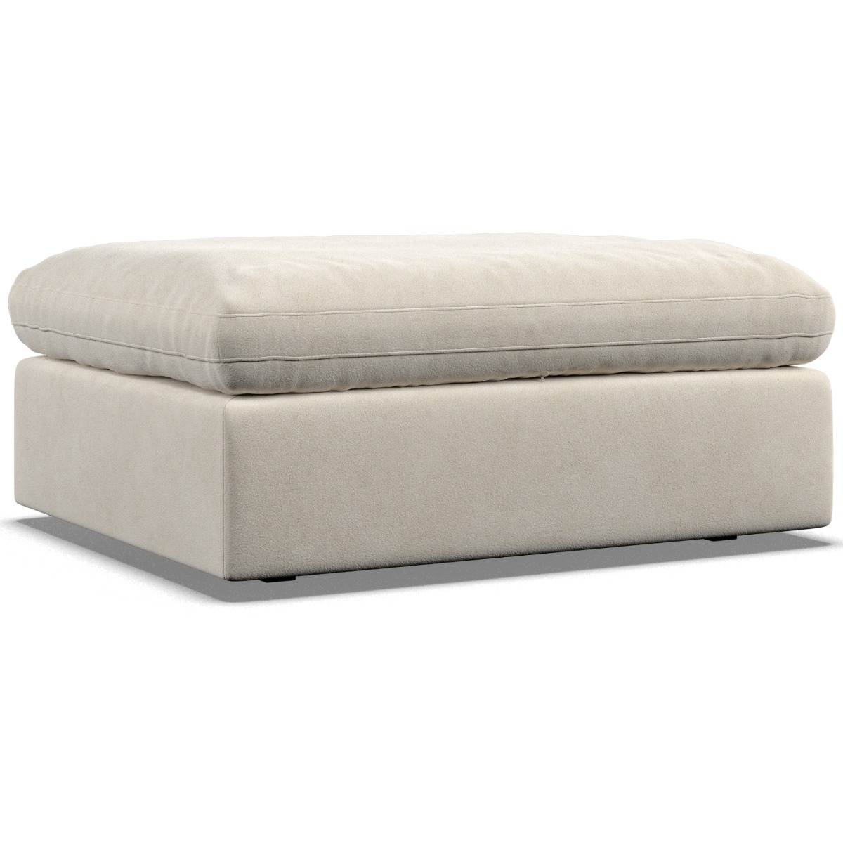 Footstool - OBLAK Fabric Cotton - Edgbaston Living
