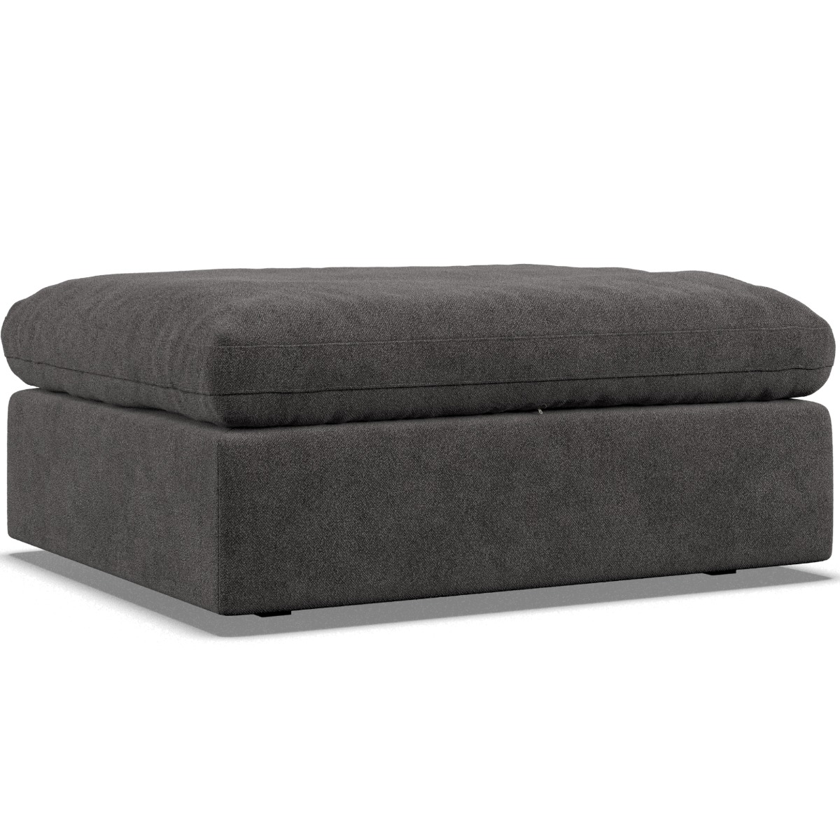 Footstool - OBLAK Fabric Slate - Edgbaston Living
