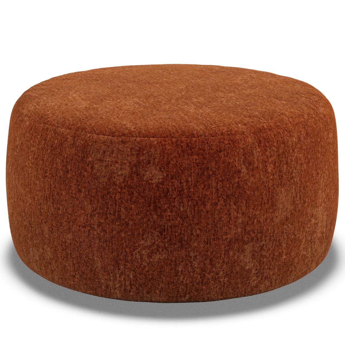 Footstool - GRAZ Fabric Deep Terra - Edgbaston Living