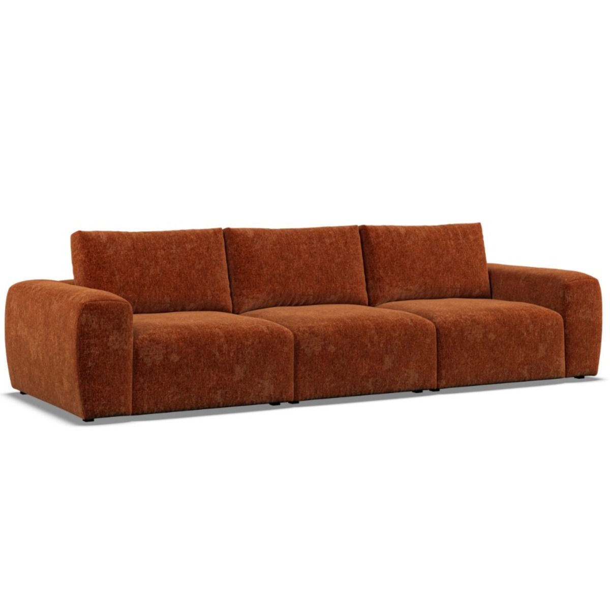 3 Seater Sofa - GRAZ Fabric Deep Terra - Edgbaston Living
