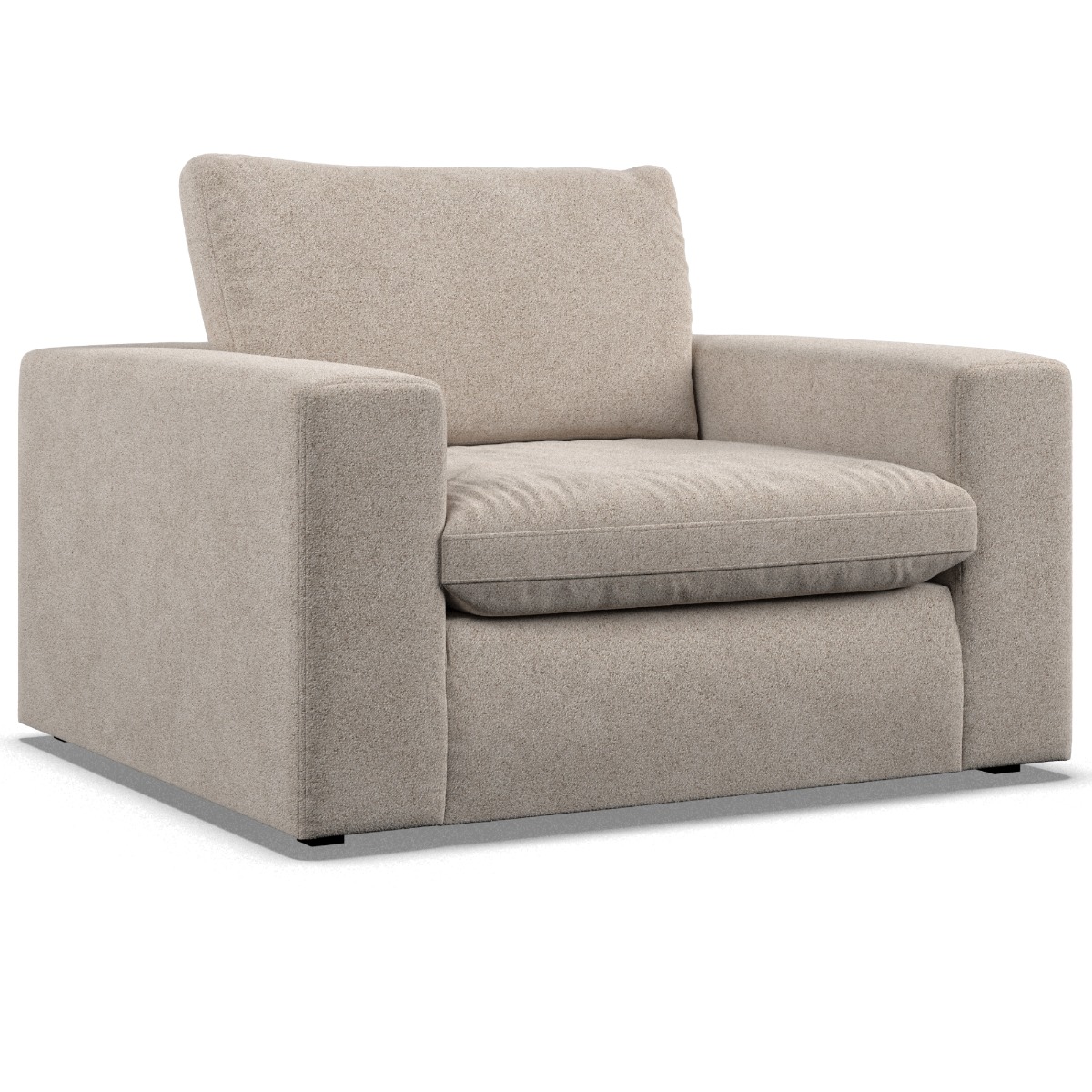Armchair - OBLAK Fabric Fossil - Edgbaston Living