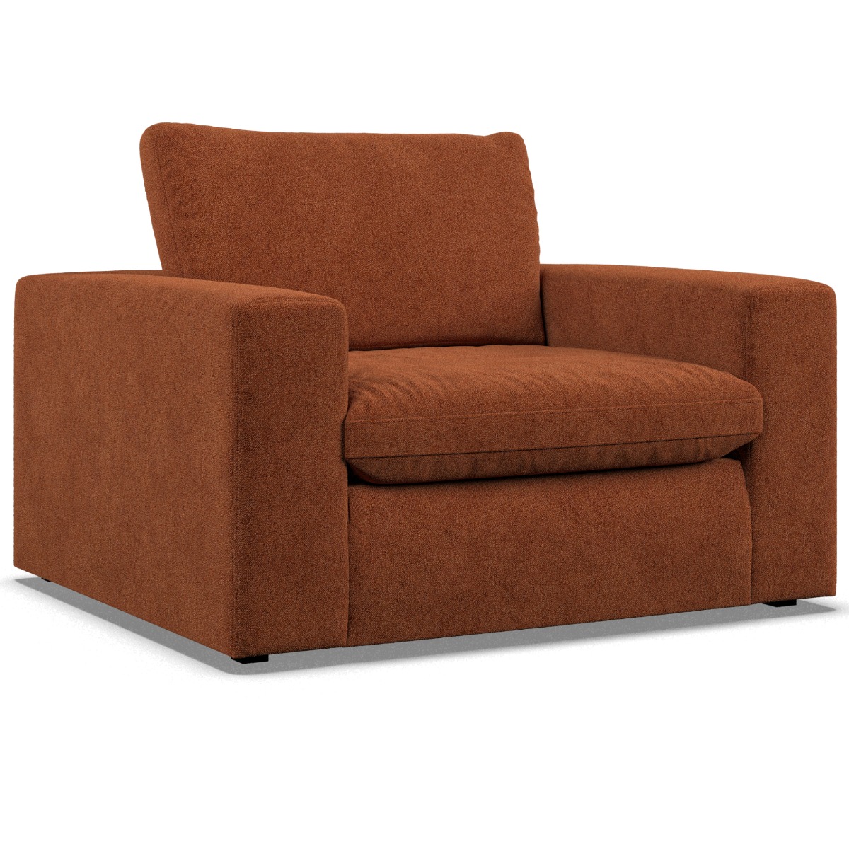 Armchair - OBLAK Fabric Saffron - Edgbaston Living