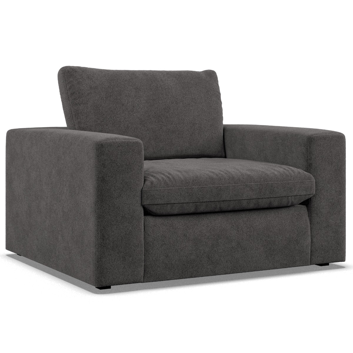 Armchair - OBLAK Fabric Slate - Edgbaston Living