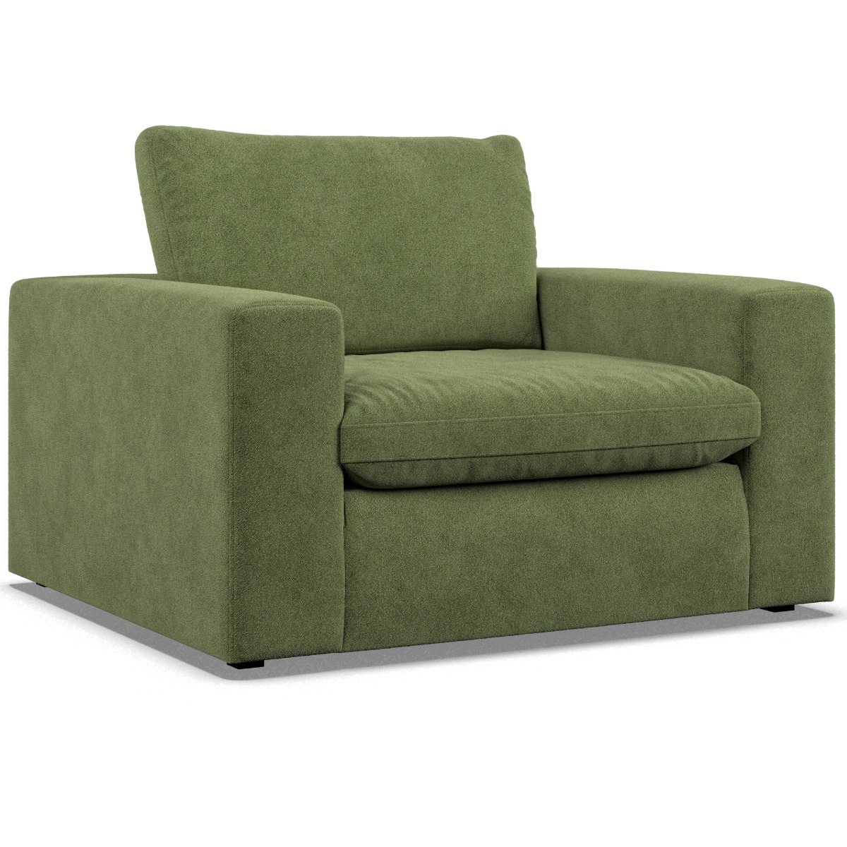 Armchair - OBLAK Fabric Verde - Edgbaston Living