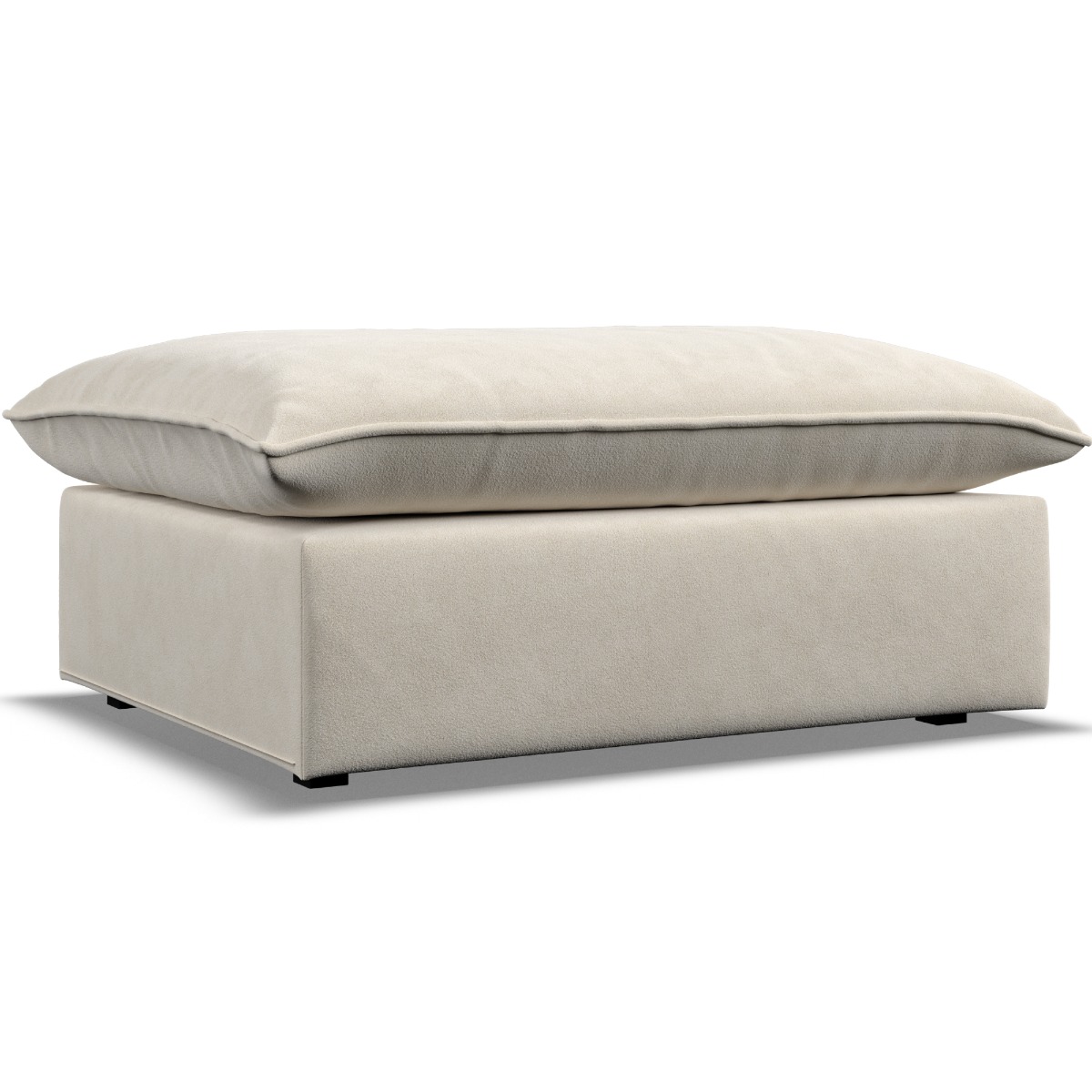 Footstool - PUEBLA Fabric Cotton - Edgbaston Living