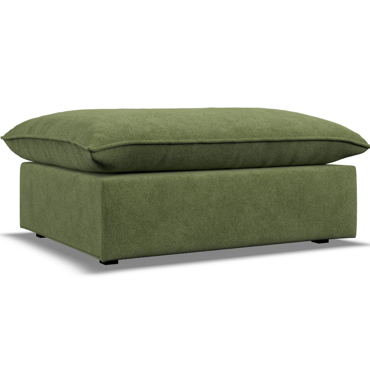 Footstool - PUEBLA Fabric Verde - Edgbaston Living