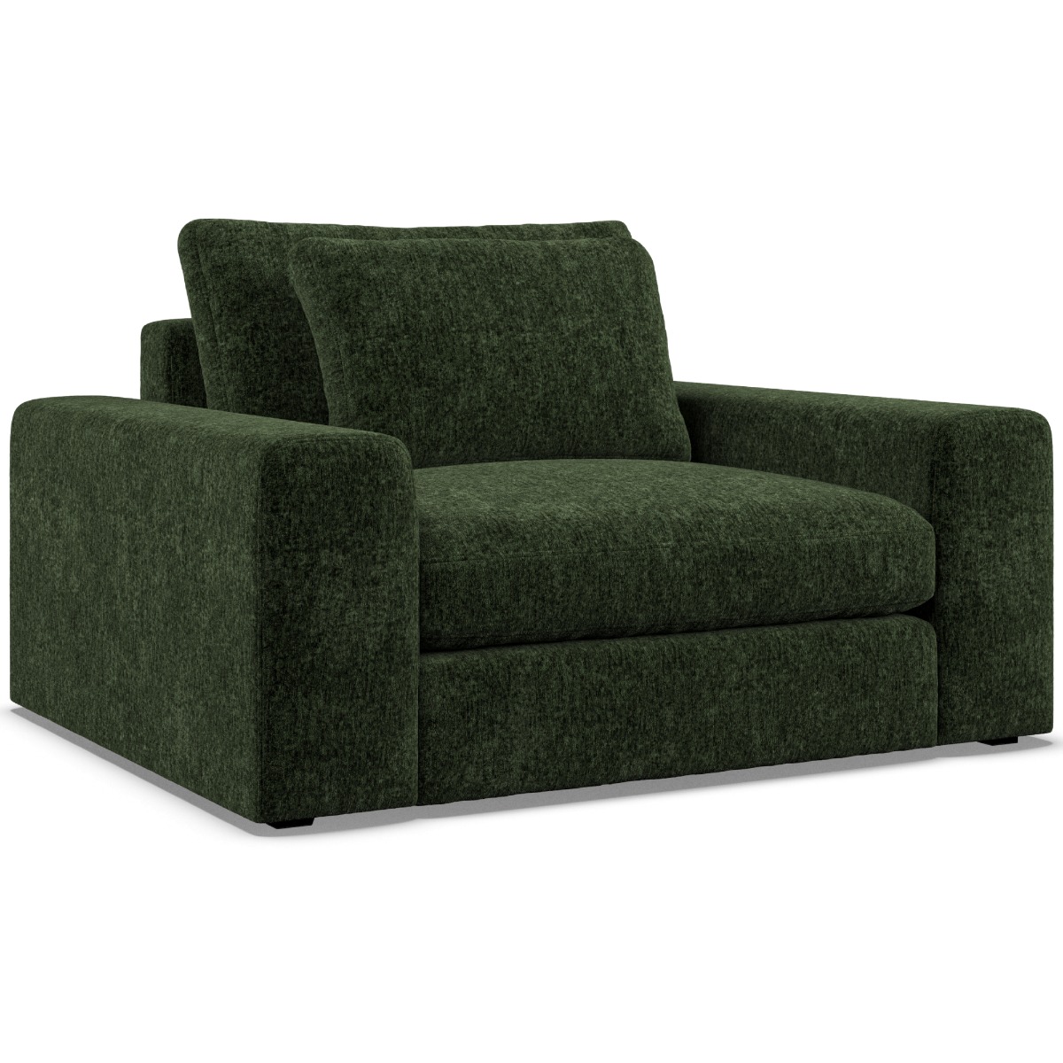 Armchair - SOVA Fabric Bottle Green - Edgbaston Living