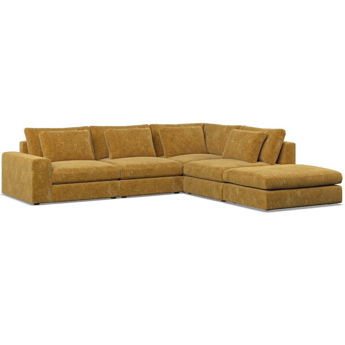 Corner Sofa - SOVA Fabric 4 Seater Left Hand Facing - Sunny - Edgbaston Living
