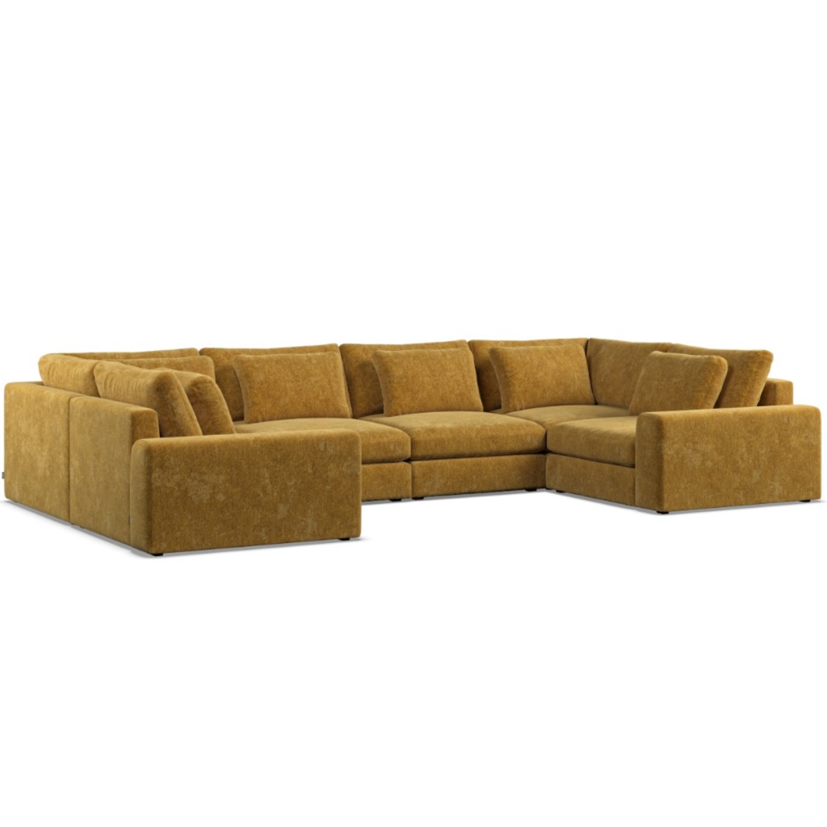 Corner Sofa - SOVA Fabric 6 Seater U Shaped - Sunny - Edgbaston Living