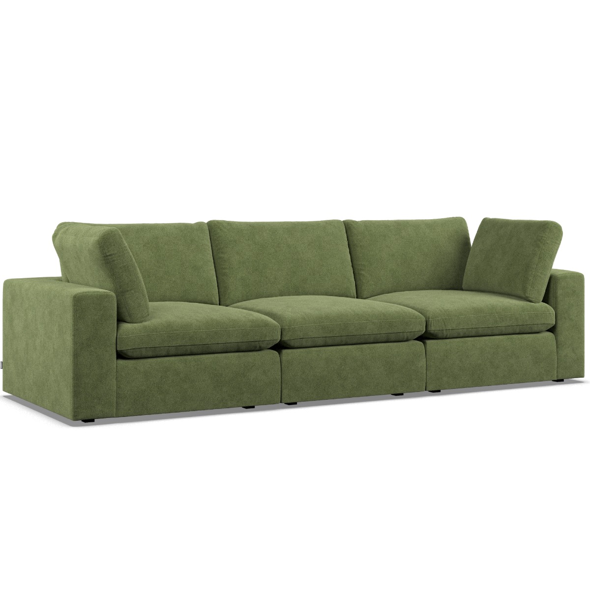 3 Seater Sofa - OBLAK Fabric Verde - Edgbaston Living
