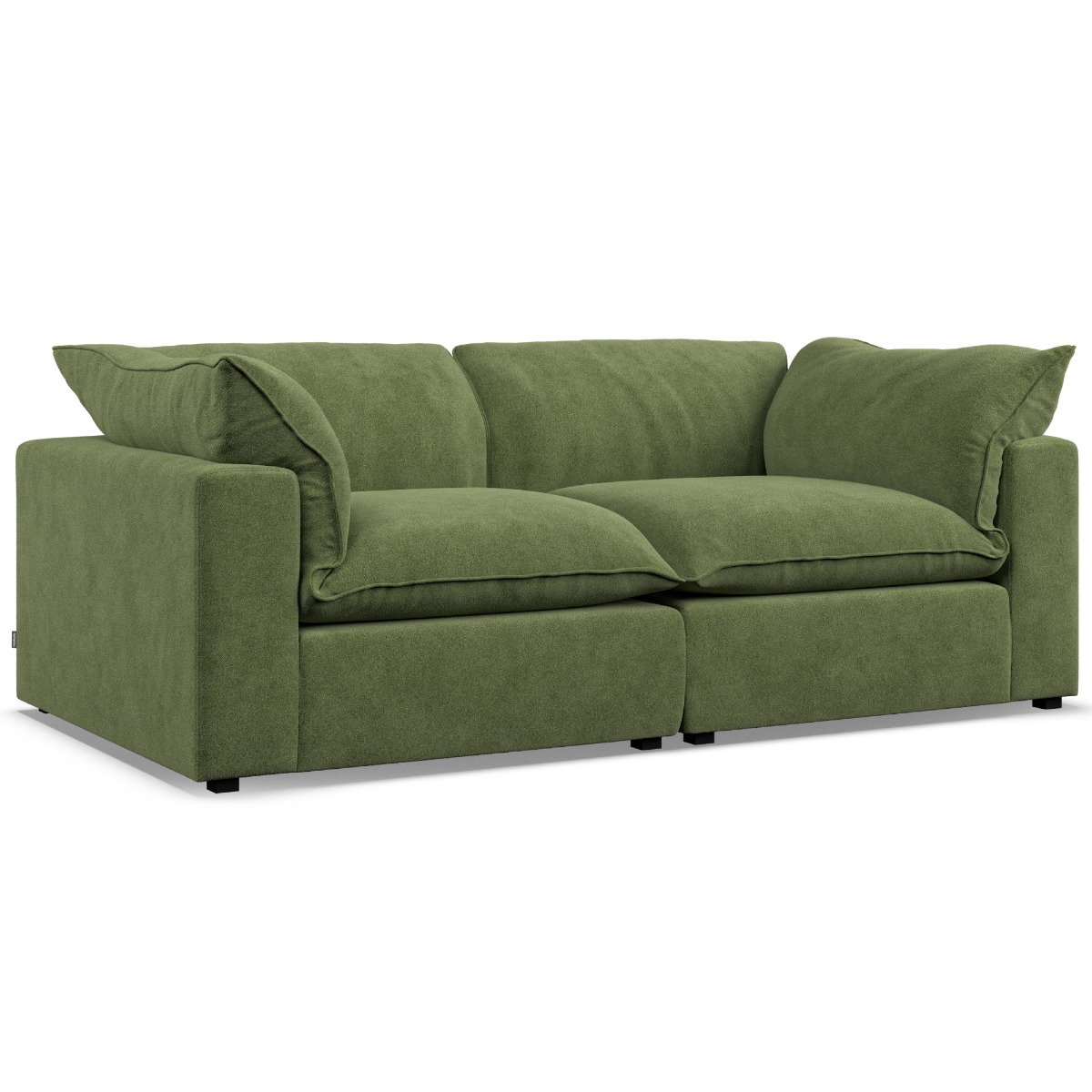 2 Seater Sofa - PUEBLA Fabric Verde - Edgbaston Living