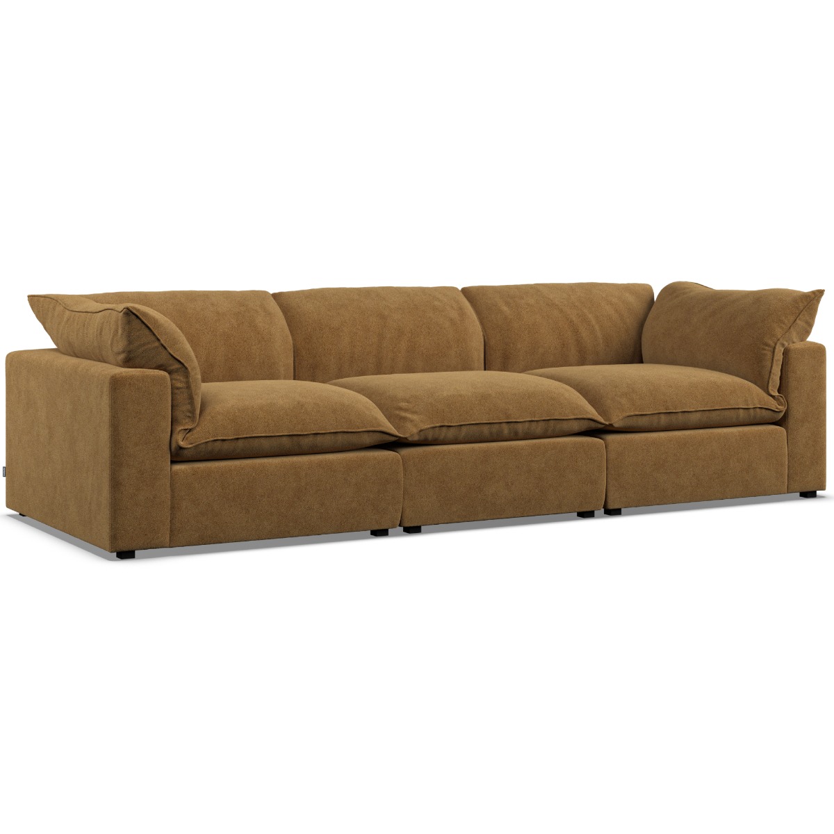 3 Seater Sofa - PUEBLA Fabric Amber - Edgbaston Living