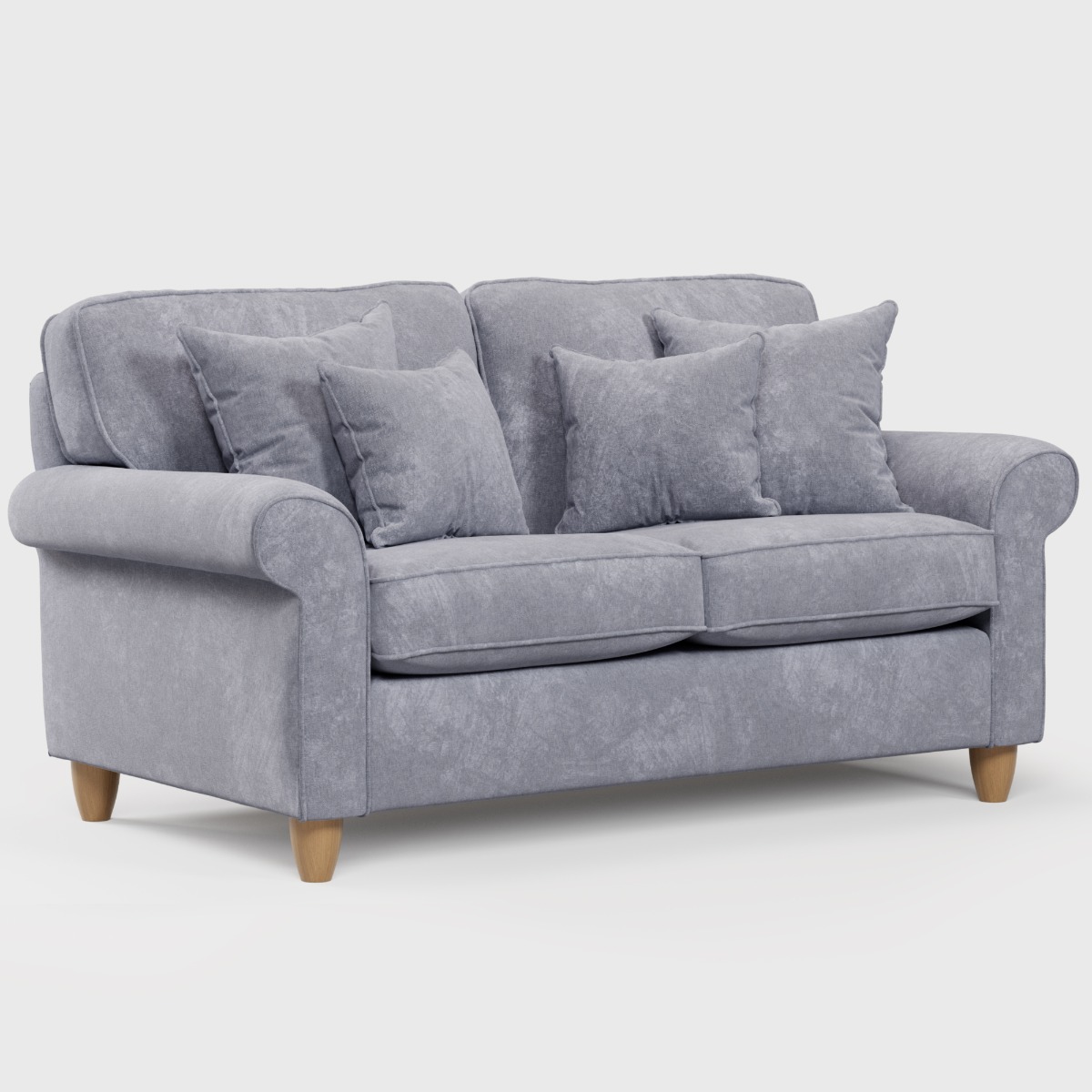 2 Seater Sofa - COASTAL Fabric - Anthracite - Edgbaston Living