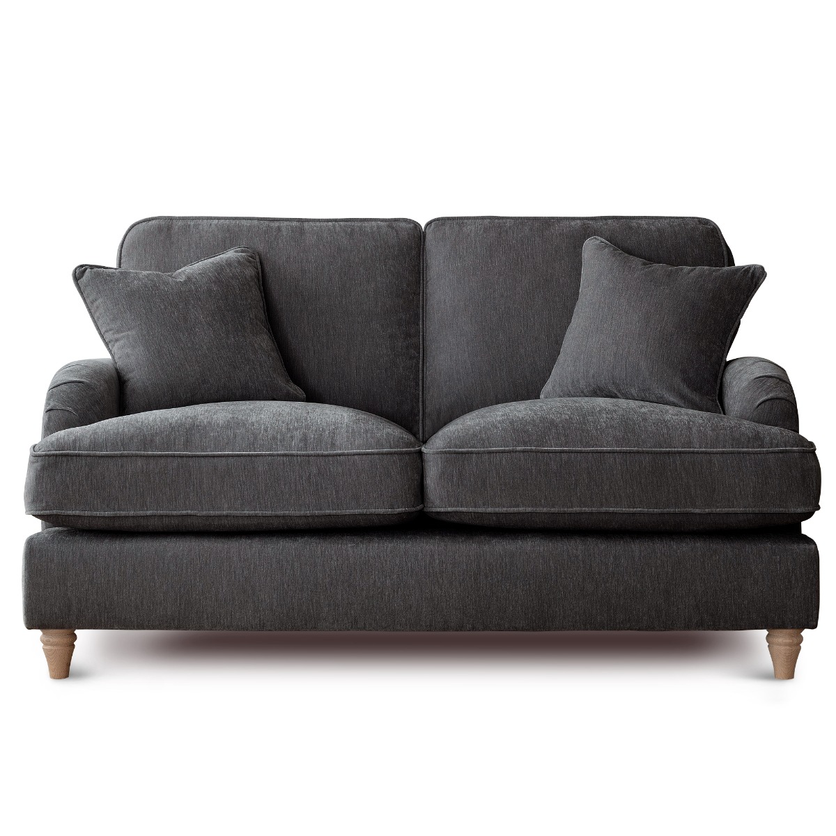 2 Seater Sofa - COCOON Fabric - Charcoal - Edgbaston Living