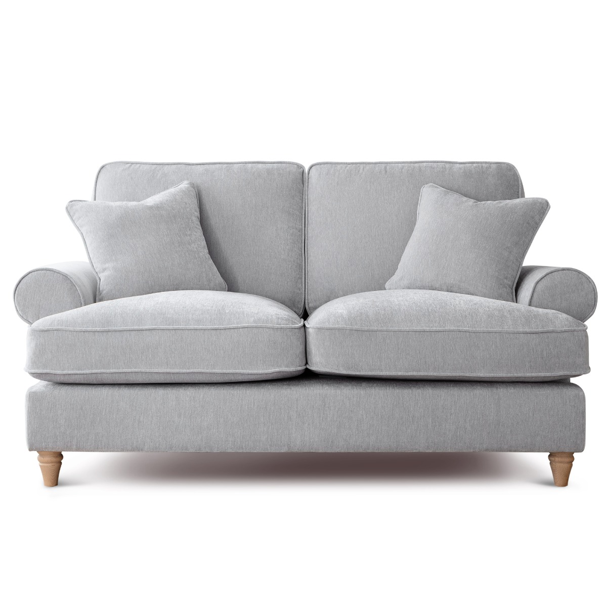 2 Seater Sofa - RAYONG Fabric - Ice - Edgbaston Living