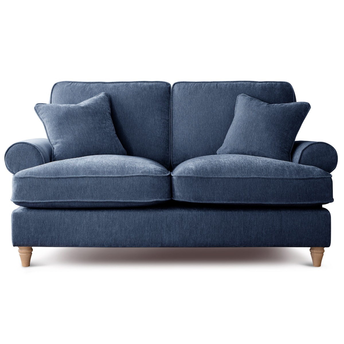 2 Seater Sofa - RAYONG Fabric - Navy - Edgbaston Living