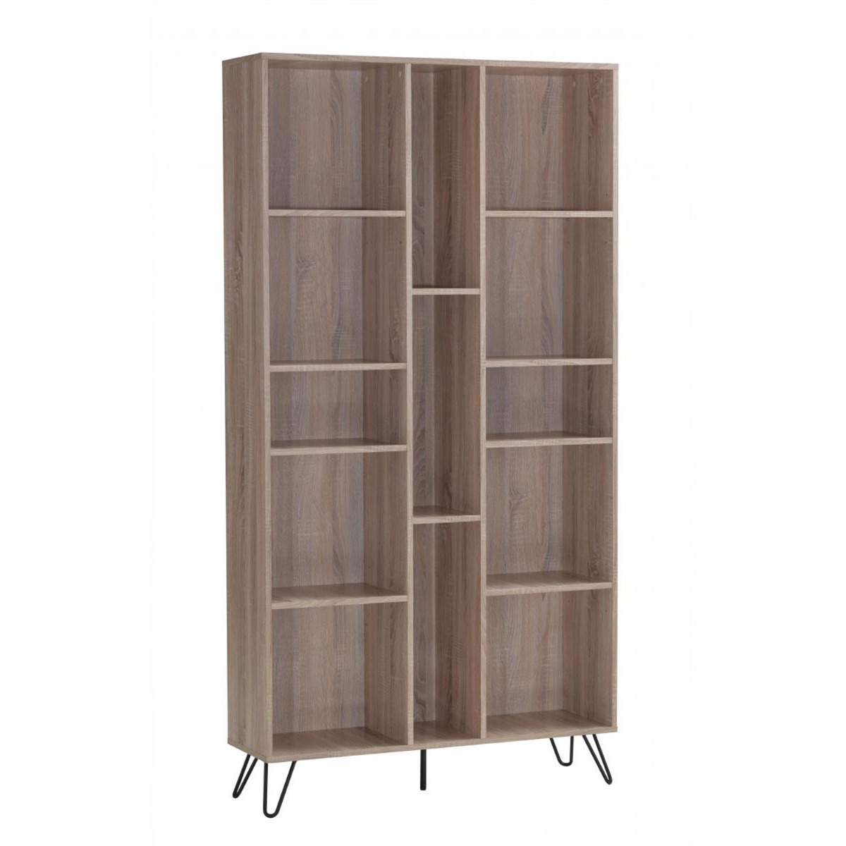 Rixton Large Bookcase - Oak Effect - Sigrid Mills