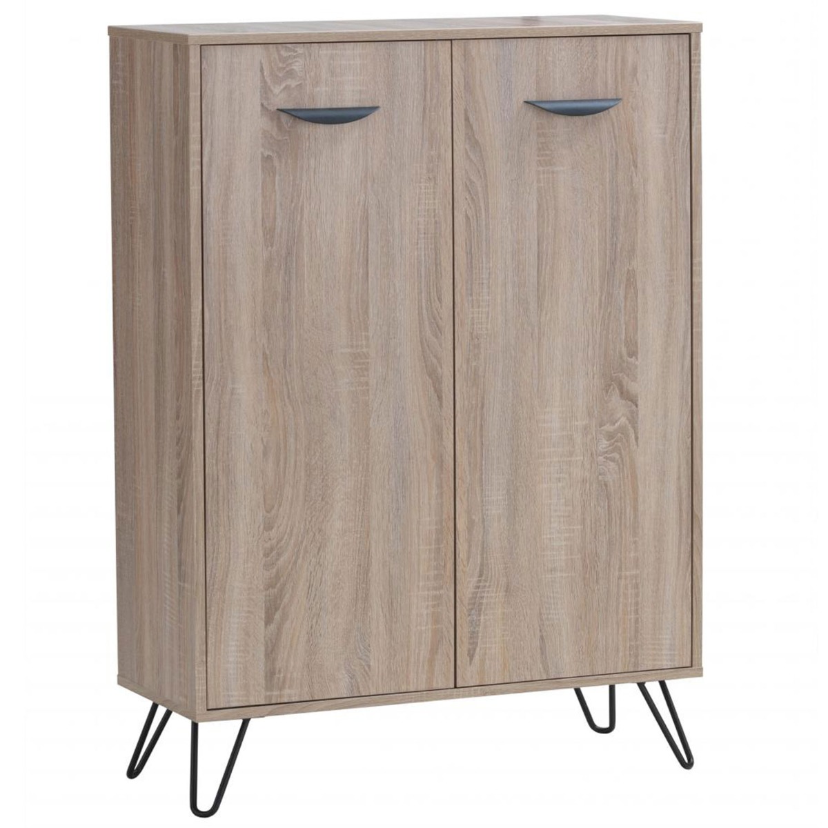 Rixton Display Cabinet with 2 Door - Oak Effect - Sigrid Mills