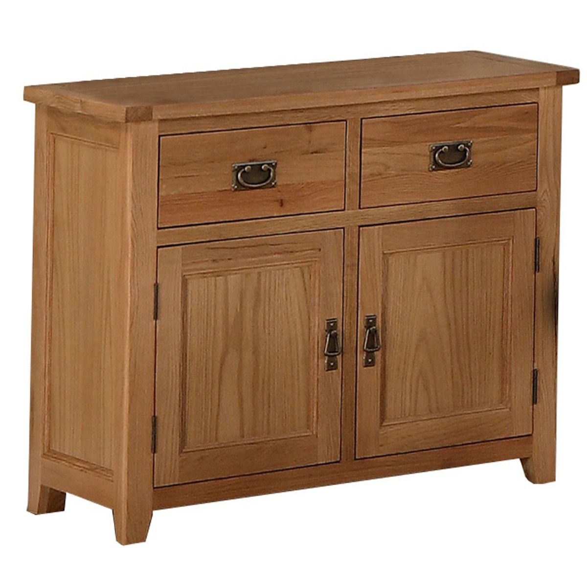 Paxley Large Sideboard with 2 Drawers and 2 Doors - Oak - Sigrid Mills