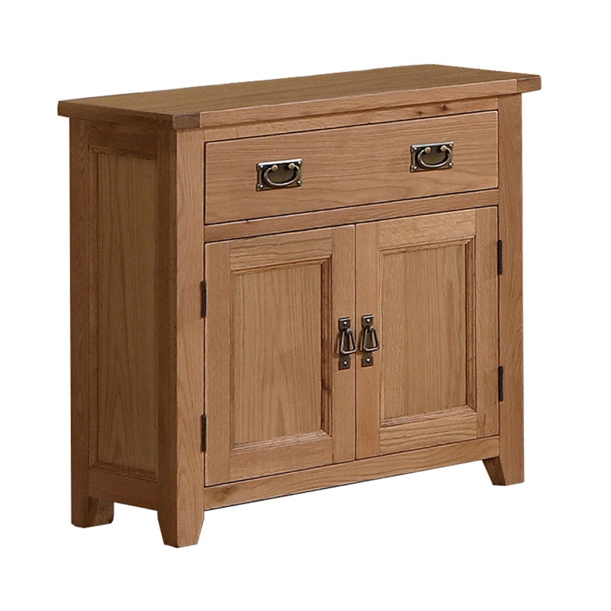 Paxley Compact Sideboard with 1 Drawers and 2 Doors - Oak - Sigrid Mills