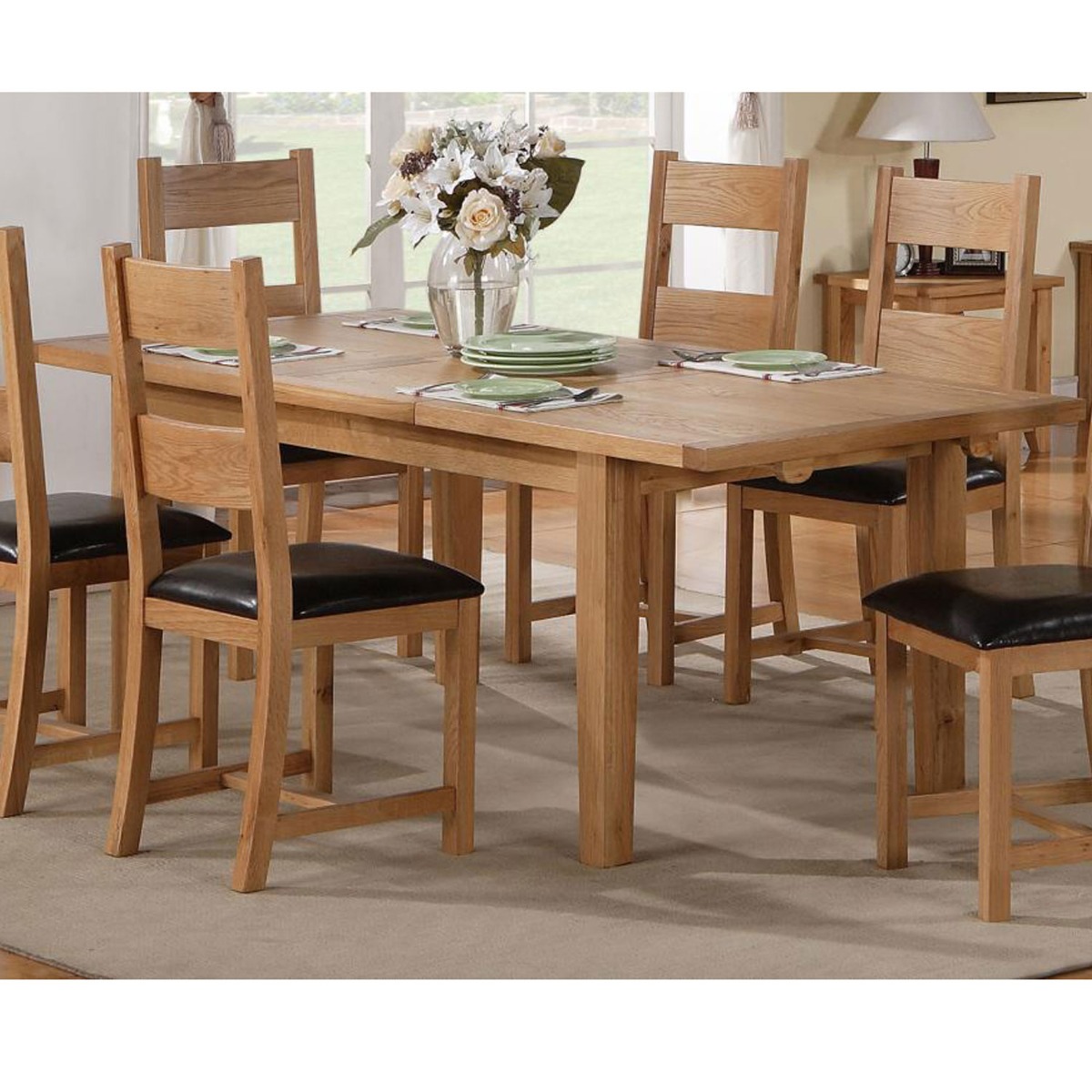 Paxley Extending Dining Table - Oak - Sigrid Mills