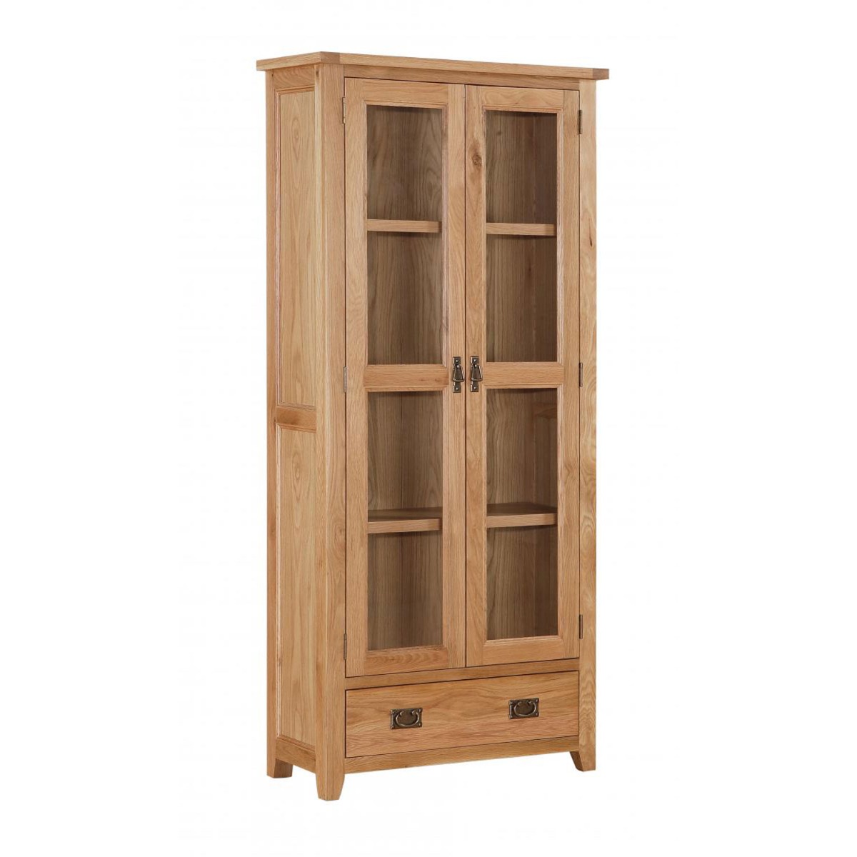 Paxley Tall Display Unit - Oak - Sigrid Mills