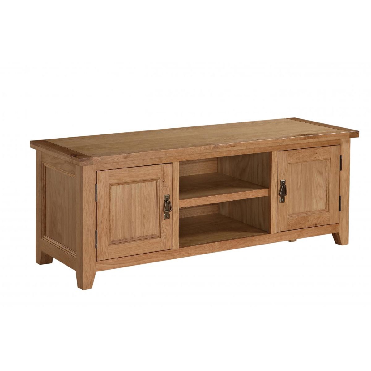 Paxley TV Unit with 2 Doors - Oak - Sigrid Mills