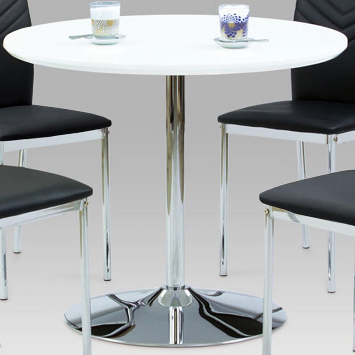 Lennox Liberty High Gloss Bar Table - White - Sigrid Mills
