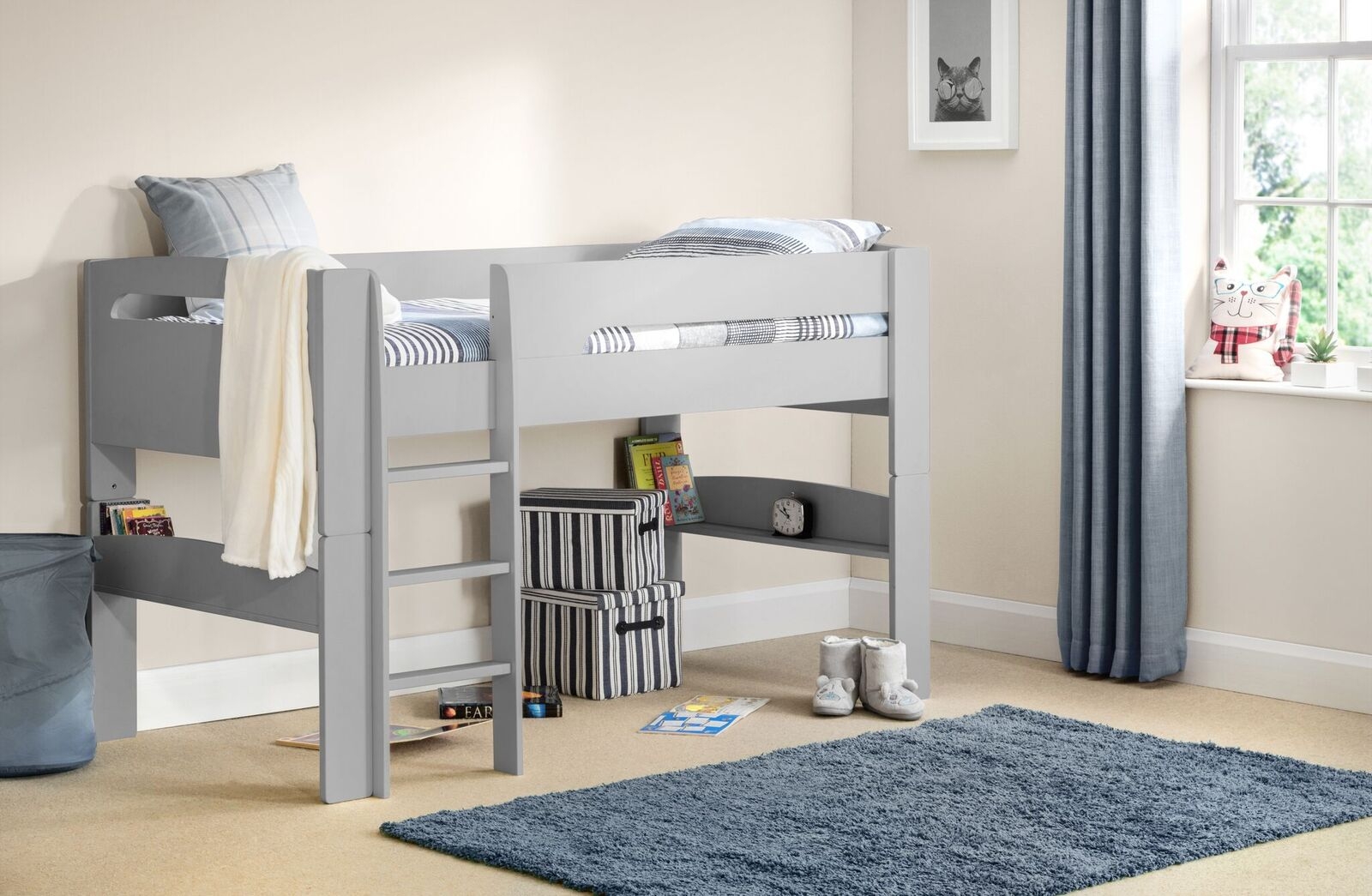 Pluto Dove Grey Midsleeper - JB Collections