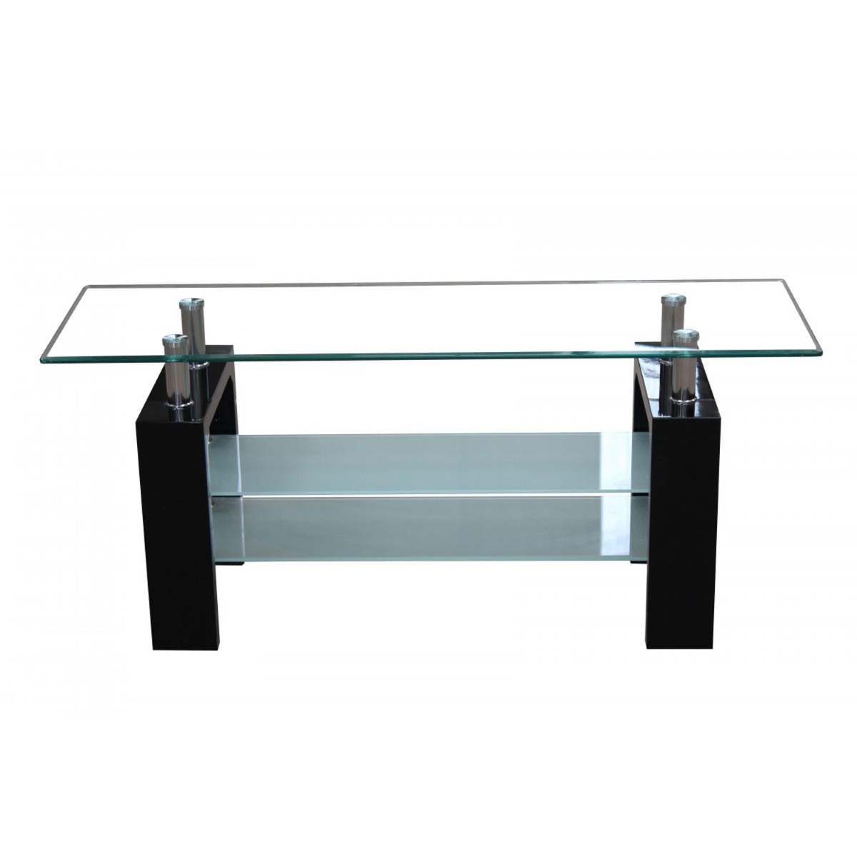 Atticus High Gloss TV Unit - Black - Sigrid Mills