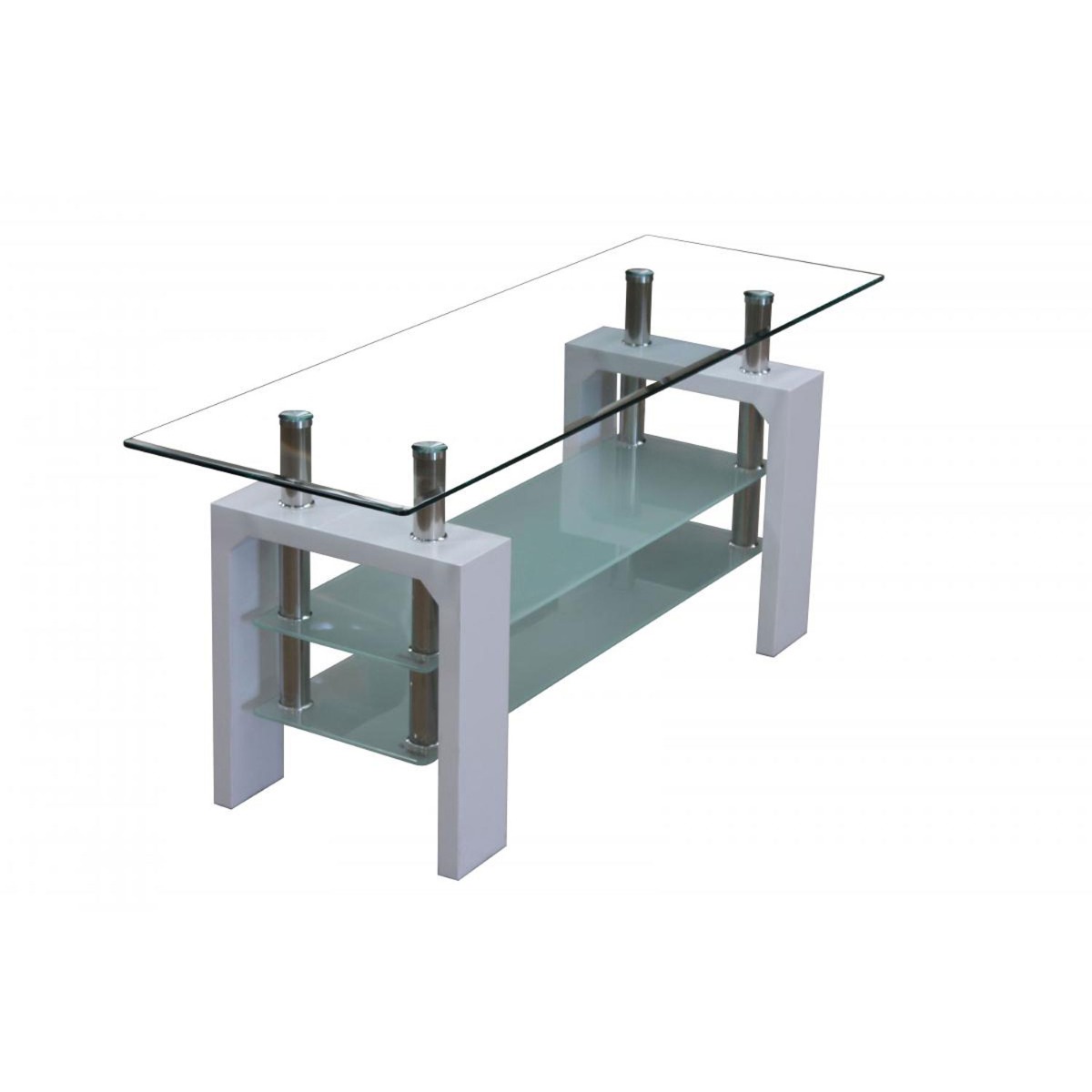 Atticus High Gloss TV Unit - White - Sigrid Mills