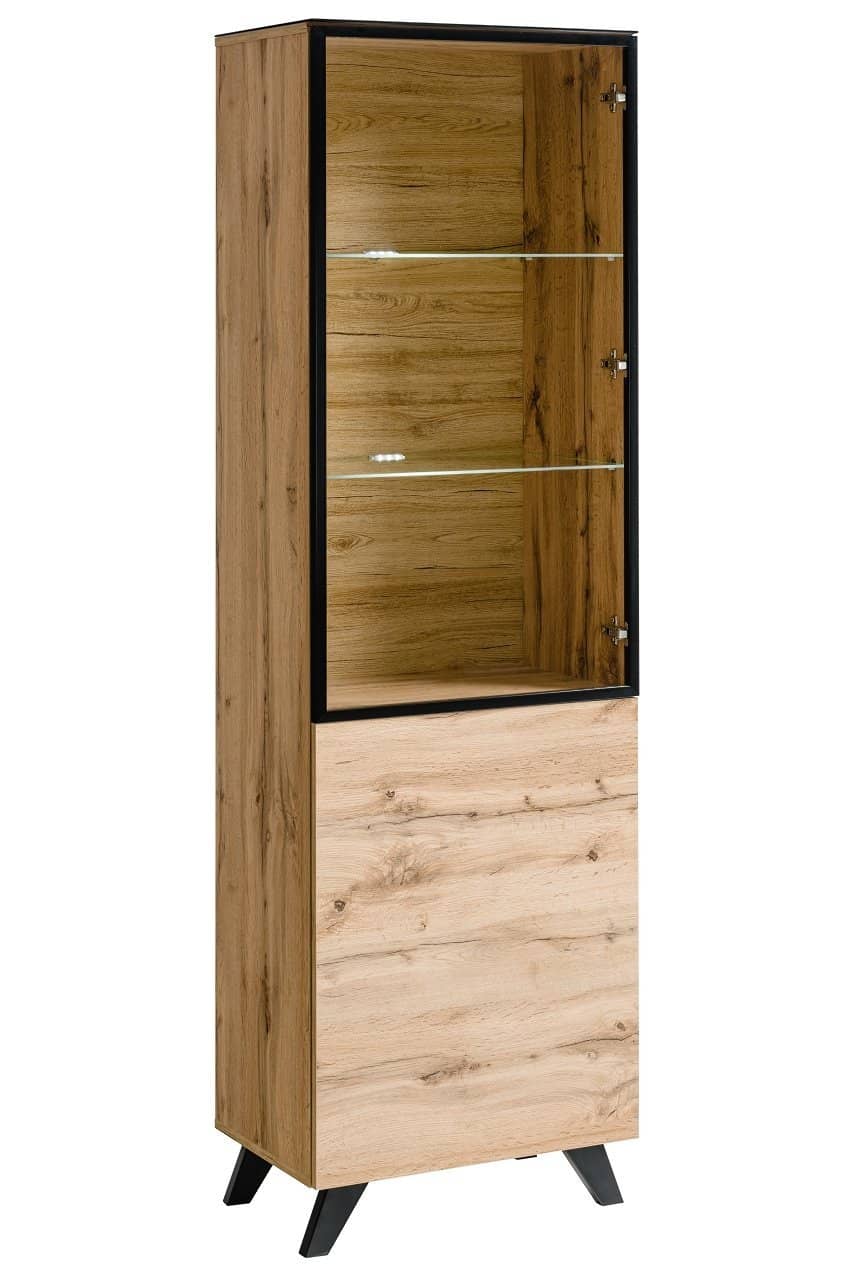 Slim Tall Display Cabinet - Art Nest