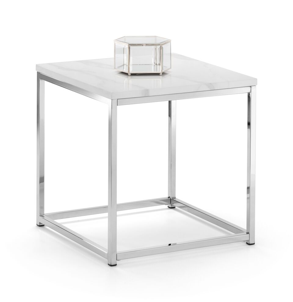 Scala Marble Top Lamp Table - JB Collections