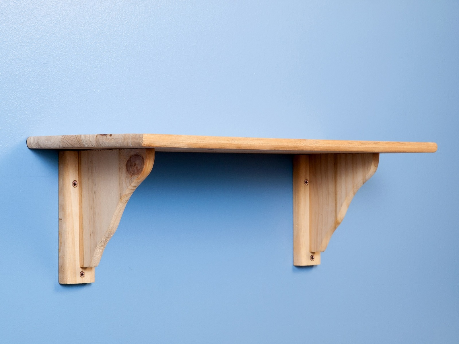 Natural Wood Floating Display Shelf Kit - 58cm - Colton & Sawyer