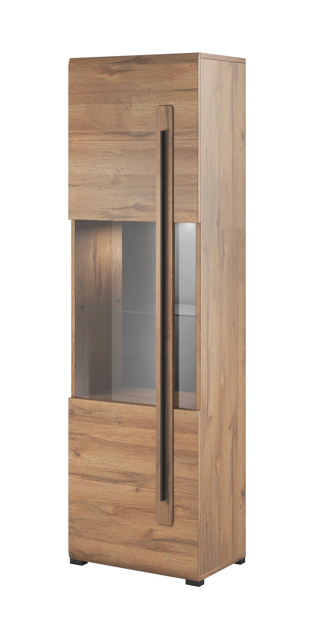Oklahoma 05 Tall Display Cabinet - Oak Grandson - Art Nest