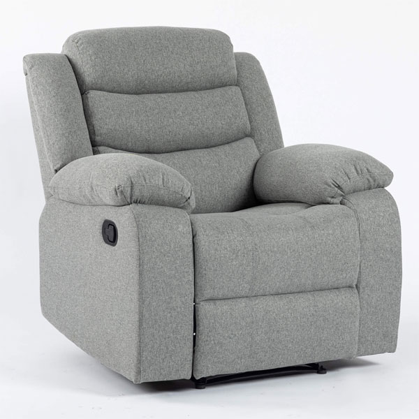Esperanza 1 Seater Fabric Recliner - Grey - Sigrid Mills
