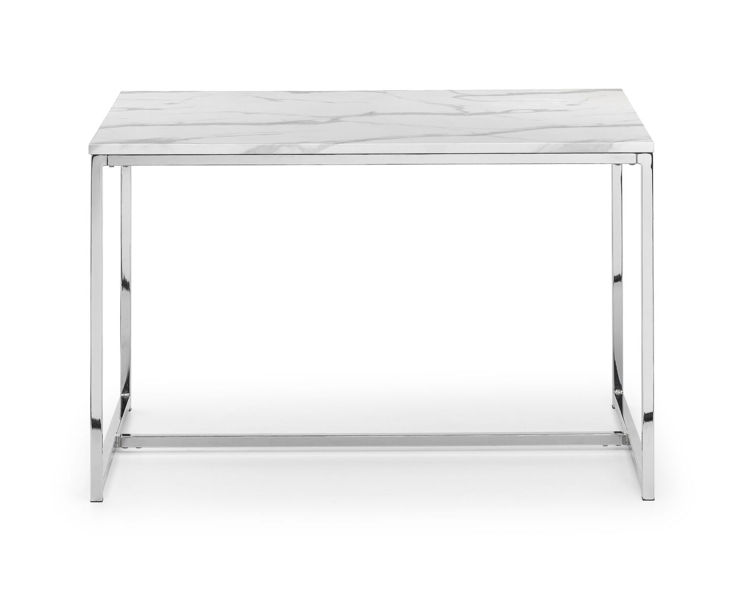 Scala Dining Table - White Marble - JB Collections